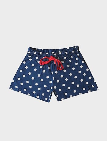 Pyjama short t-shirt Summer Days Santoro marine