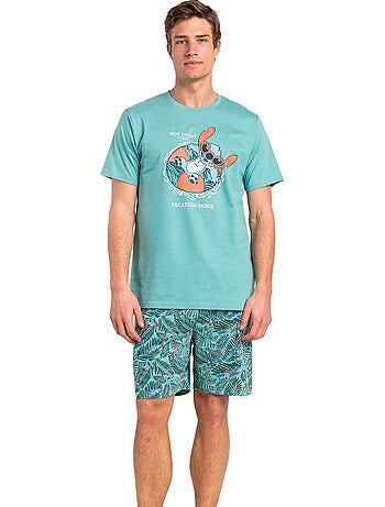 Pyjama short t-shirt vacation mode disney