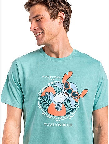 Pyjama short t-shirt vacation mode disney