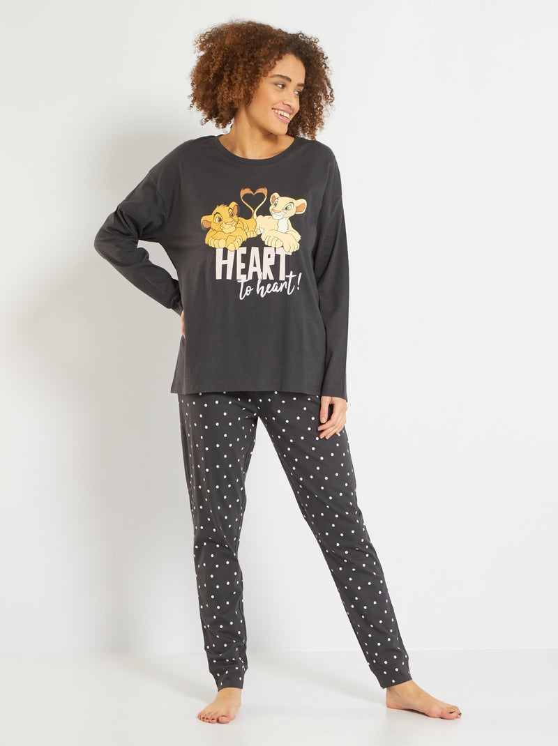 Pyjama Simba 'Disney' anthracite - Kiabi