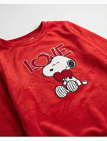 Pyjama Snoopy à manches longues PEANUTS pour filles