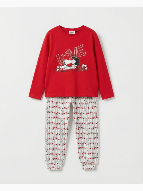 Pyjama Snoopy à manches longues PEANUTS pour filles - Kiabi Pyjama Snoopy à manches longues PEANUTS pour filles - Kiabi