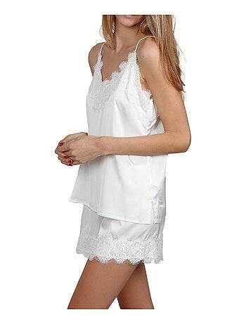 Pyjama Soft Crepe blanc
