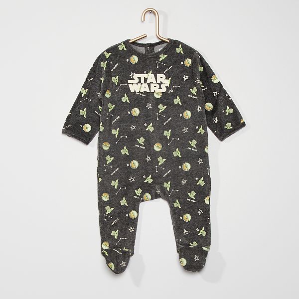 Pyjama Star Wars Bebe Garcon Gris Fonce Kiabi 12 00