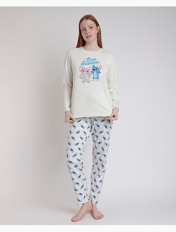 Pyjama Stitch à manches longues pour femme DISNEY