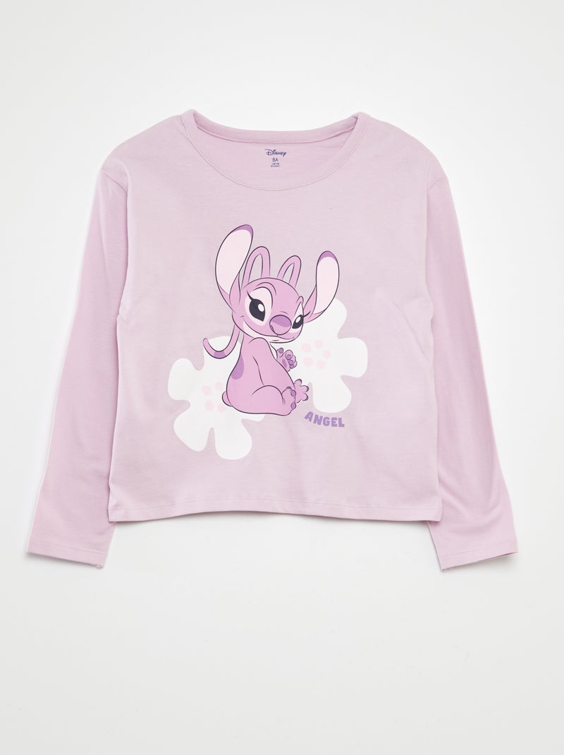 Pyjama 'Stitch' 'Angel' 'Disney' Violet - Kiabi
