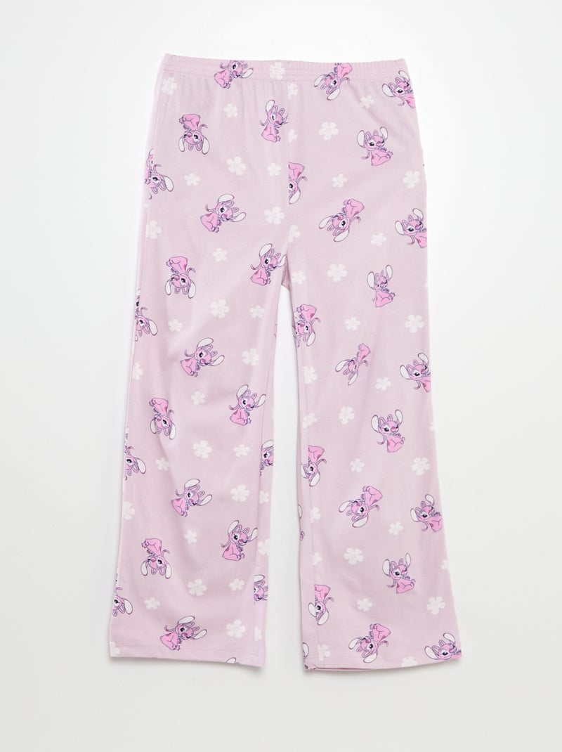 Pyjama 'Stitch' 'Angel' 'Disney' Violet - Kiabi
