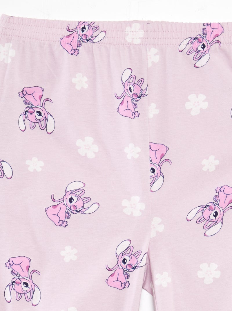 Pyjama 'Stitch' 'Angel' 'Disney' Violet - Kiabi