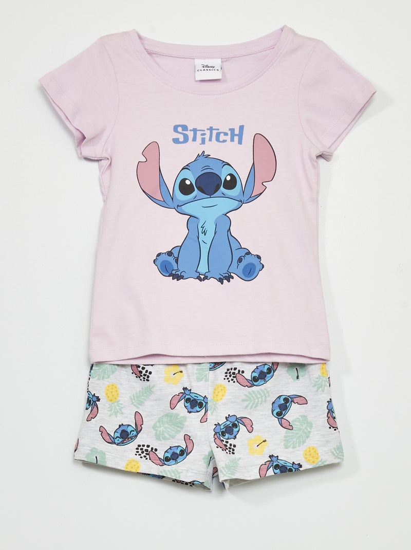 Pyjama 'Stitch' 'Disney' - 2 pièces Violet - Kiabi