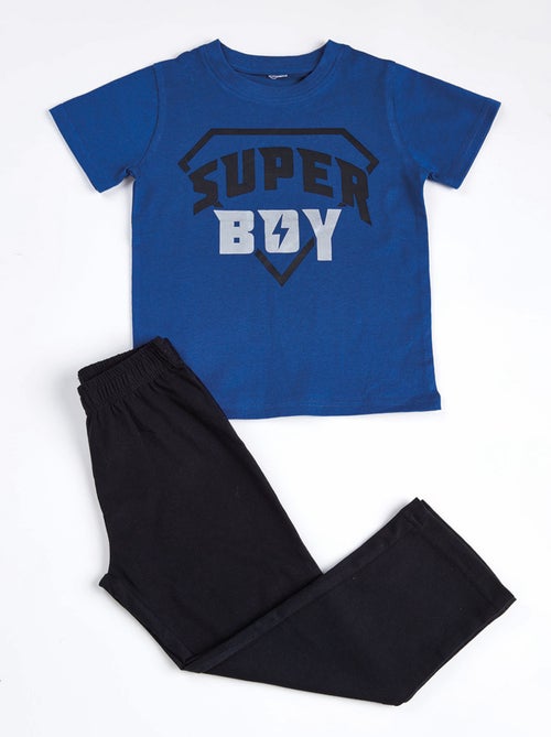 Pyjama   SUPER HÉROS bleu/noir - DODO - Kiabi