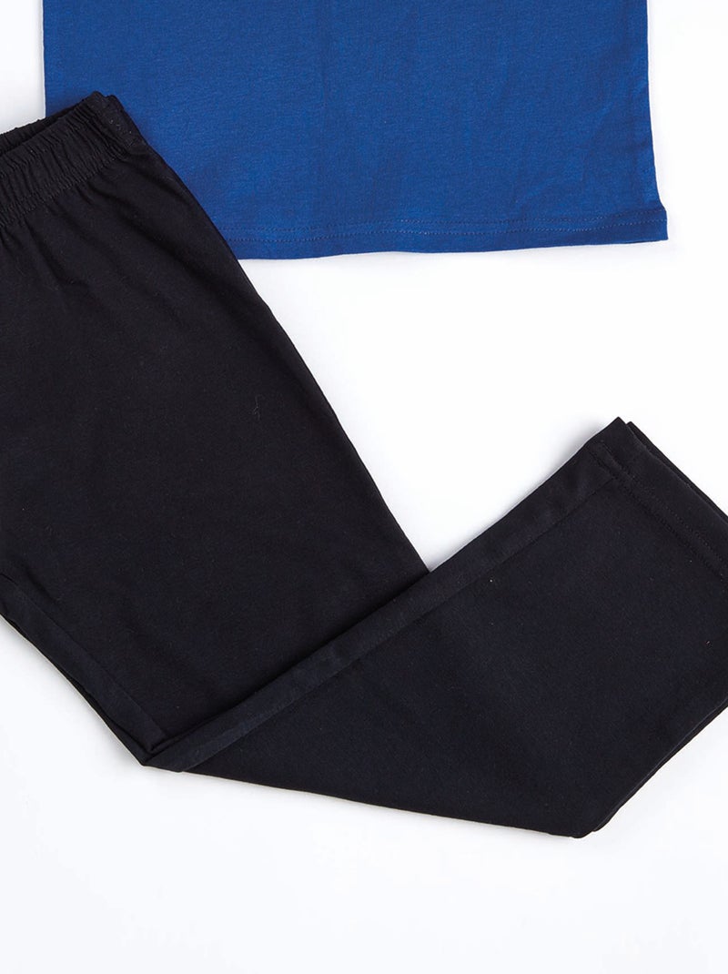 Pyjama   SUPER HÉROS bleu/noir - DODO Bleu foncé - Kiabi