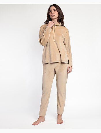 Pyjama survêtement en velours à manches longues pour femme ADMAS LUXURY