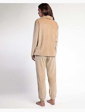 Pyjama survêtement en velours à manches longues pour femme ADMAS LUXURY