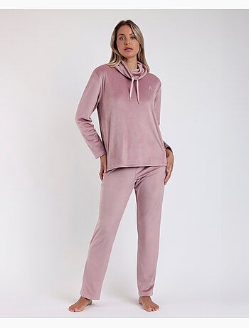 Pyjama survêtement en velours à manches longues pour femme ADMAS LUXURY