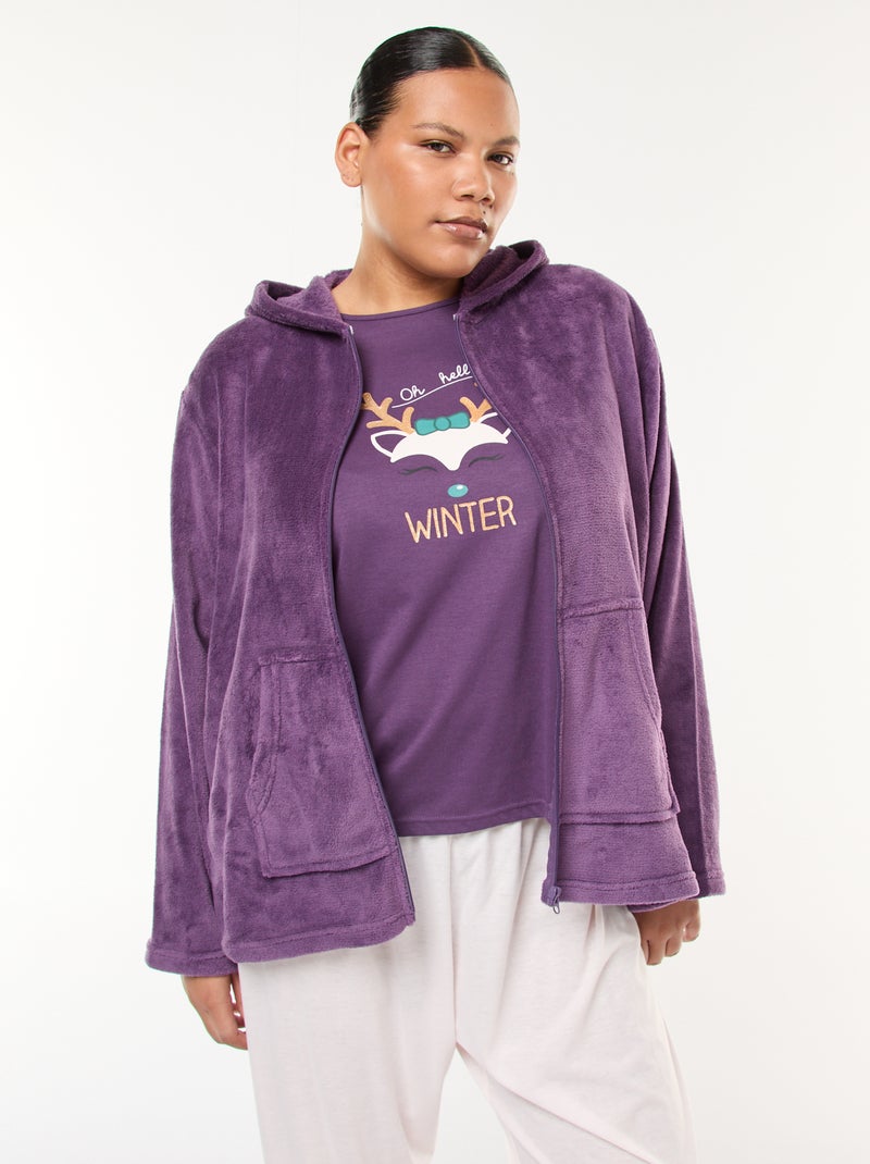 YCBMINGCAN Lot De 2 Pulls Pour Femme | Pull Douillet Et Chaud | Haut Thermique Comme Pull D'hiver Long | Pull Polaire à Manches Longues En Peluche Pour La Maison, #001., XS