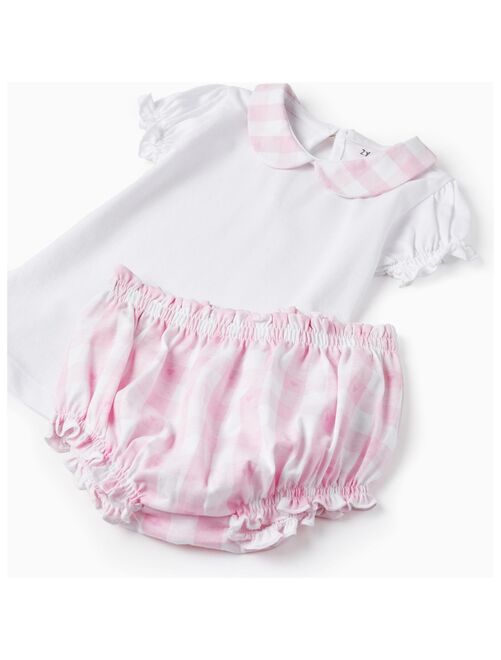 Pyjama T-Shirt + Bloomer pour Bébé Fille manches courtes ESSENTIALS LINE - Kiabi