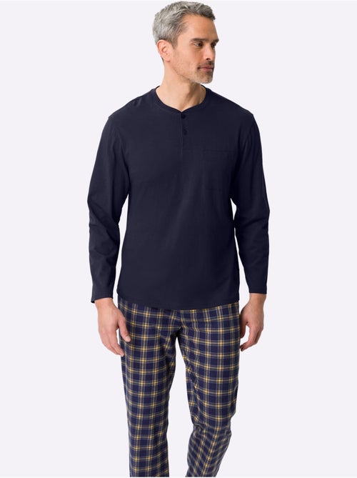 Pyjama-t-shirt jersey fin - taille standard - moda vilona - Kiabi