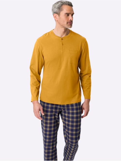 Pyjama-t-shirt jersey fin - taille standard - moda vilona - Kiabi