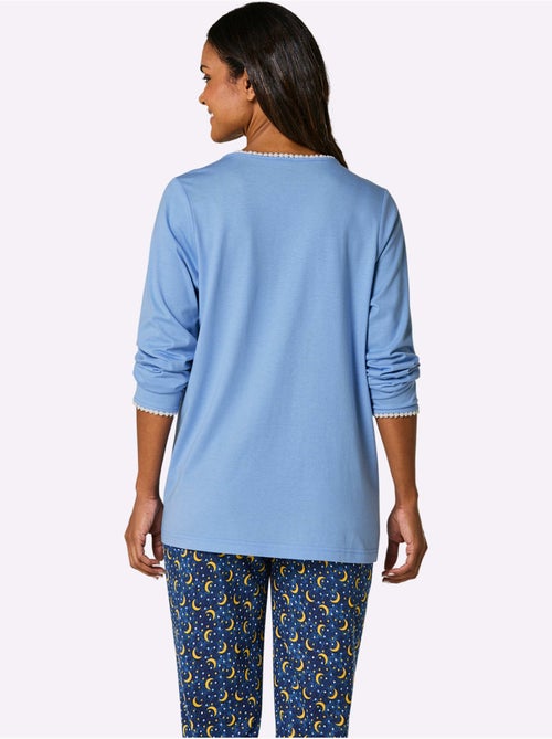 Pyjama-t-shirt jersey fin - taille standard - witt - Kiabi