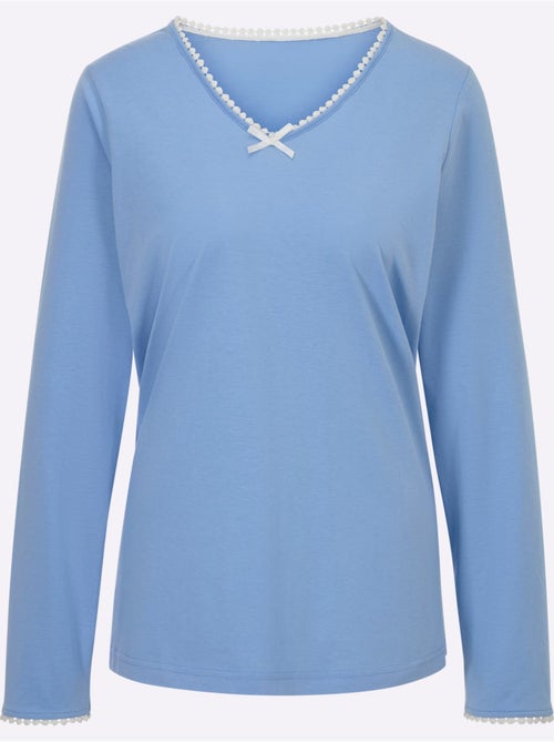 Pyjama-t-shirt jersey fin - taille standard - witt - Kiabi