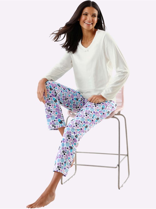 Pyjama-t-shirt Jersey Fin - Taille Standard - Witt - Kiabi