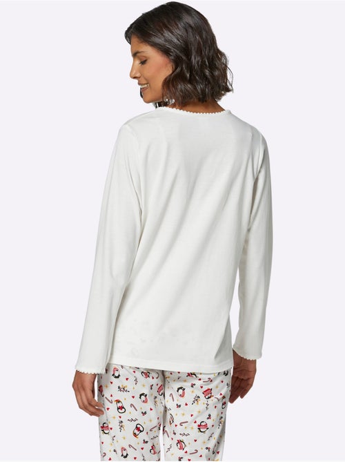 Pyjama-t-shirt Jersey Fin - Taille Standard - Witt - Kiabi