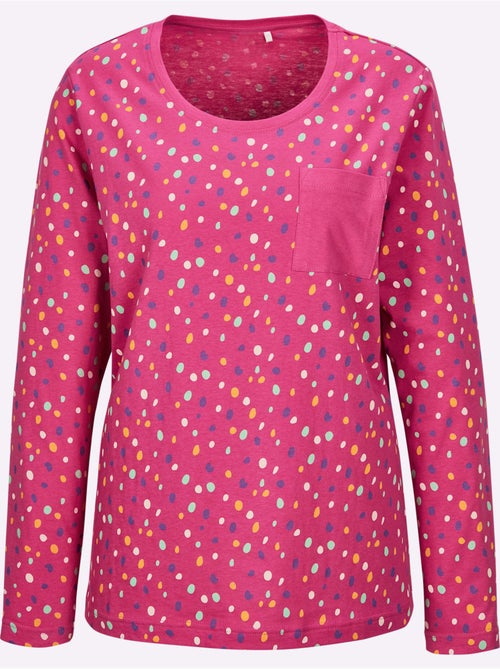 Pyjama-t-shirt Jersey Fin - Taille Standard - Witt - Kiabi