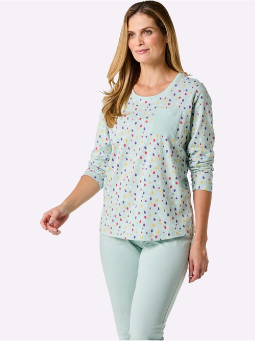 Pyjama-t-shirt Jersey Fin - Taille Standard - Witt - Kiabi