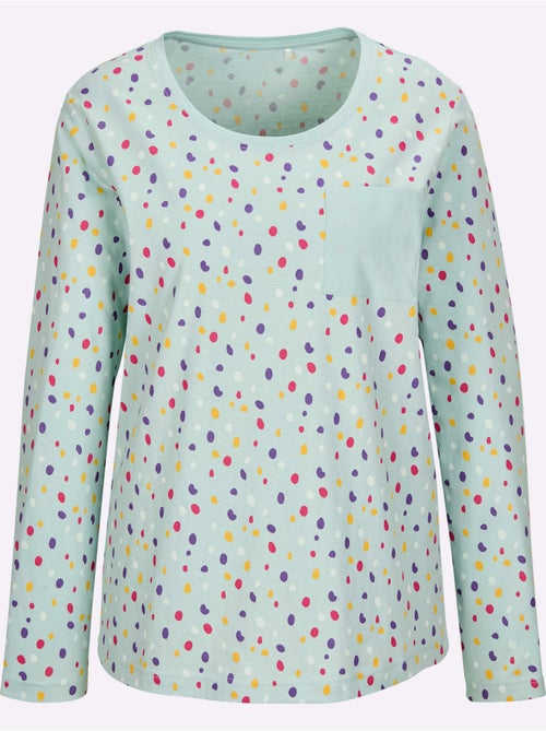 Pyjama-t-shirt Jersey Fin - Taille Standard - Witt - Kiabi