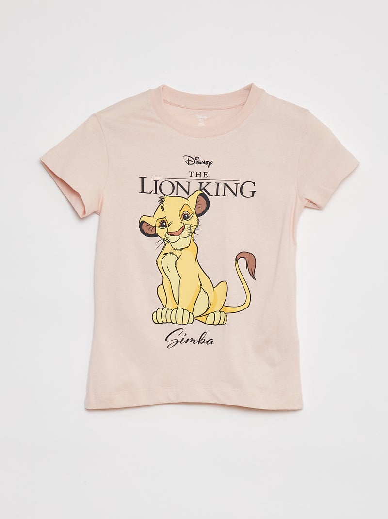 Pyjama t-shirt large + legging 'Disney' - 2 pièces ROSE - Kiabi