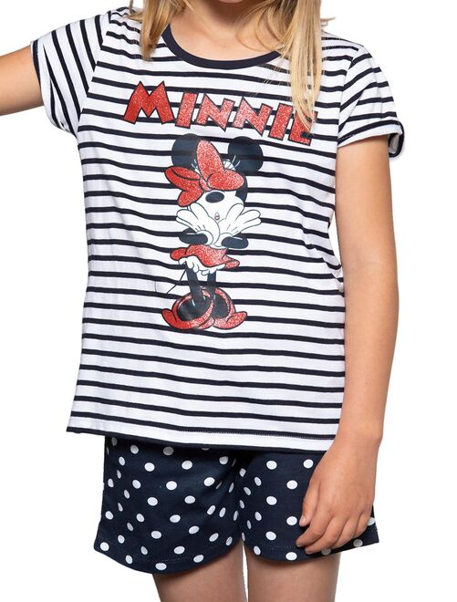 Pyjama t-shirt manches courtes et short Minnie - Kiabi