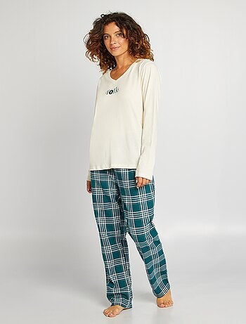 Pyjama t-shirt + pantalon - 2 pièces