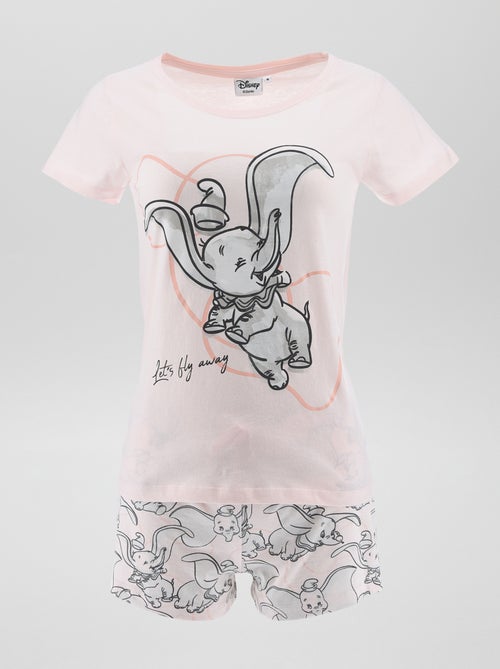 Pyjama t-shirt + short 'Dumbo' - 2 pièces - Kiabi