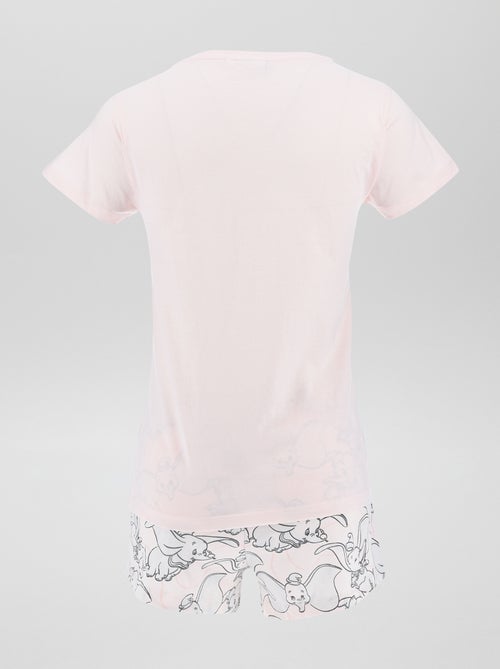 Pyjama t-shirt + short 'Dumbo' - 2 pièces - Kiabi