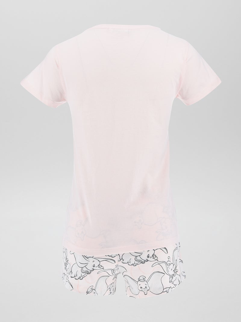 Pyjama t-shirt + short 'Dumbo' - 2 pièces ROSE - Kiabi