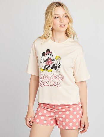 Pyjama tee-shirt + short ‘Minnie’