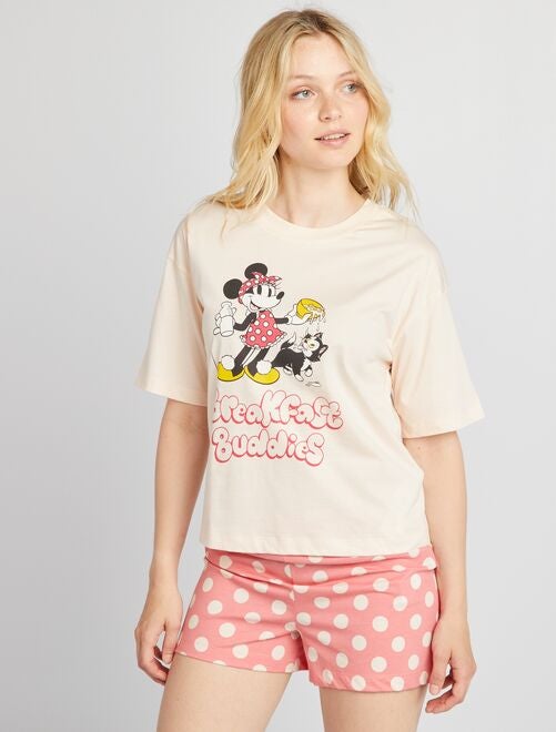 Pyjama tee-shirt + short ‘Minnie’ - Kiabi