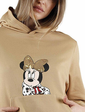 Pyjama tenue pantalon top à capuche Minnie Leopardo Disney