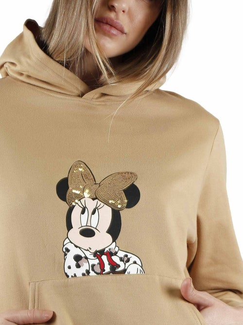 Pyjama tenue pantalon top à capuche Minnie Leopardo Disney - Kiabi