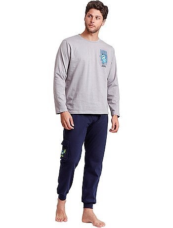 Pyjama tenue pantalon top manches longues 626 Stitch Disney