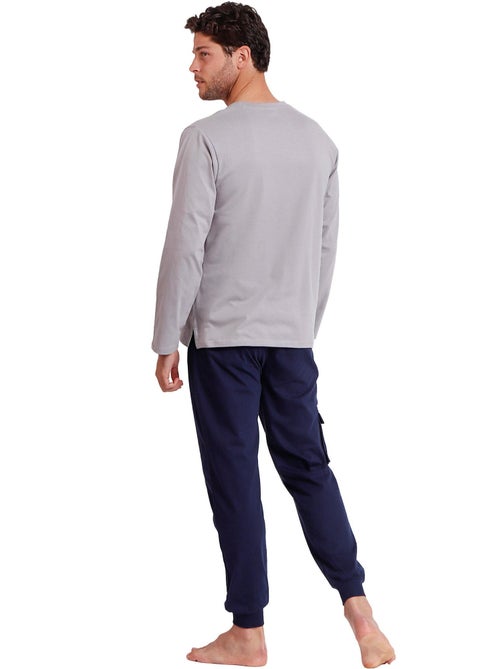 Pyjama tenue pantalon top manches longues 626 Stitch Disney - Kiabi