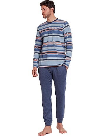 Pyjama tenue pantalon top manches longues Rayas Vespa Style