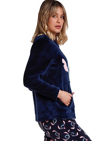 Pyjama tenue pantalon top manches longues Stitch Faces Disney
