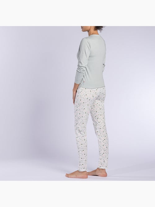 Pyjama TERRE vert clair/imprimé - DODO - Kiabi Pyjama TERRE vert clair/imprimé - DODO - Kiabi
