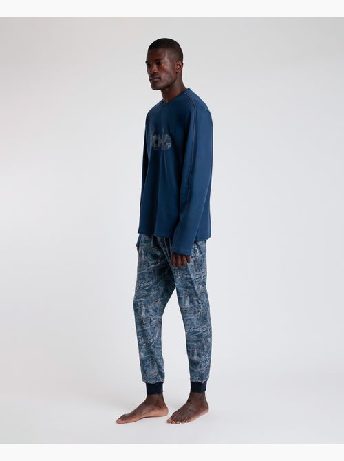 Pyjama texan à manches longues pour homme LOIS - Kiabi Pyjama texan à manches longues pour homme LOIS - Kiabi