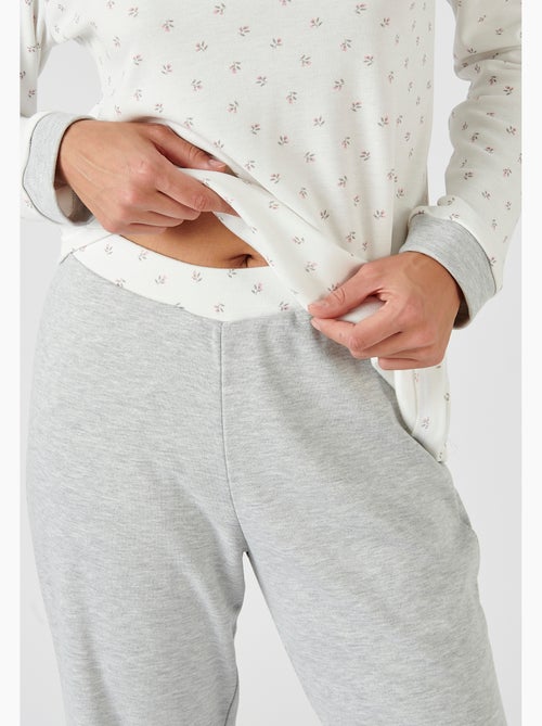 Pyjama Thermolactyl col boutonné - Damart - Kiabi
