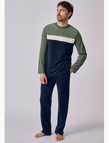 Pyjama thermolactyl en maille bouclette - damart