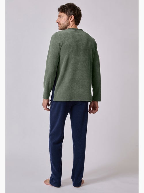 Pyjama thermolactyl en maille bouclette - damart - Kiabi