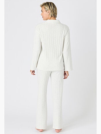Pyjama Thermolactyl en maille côtelée - Damart