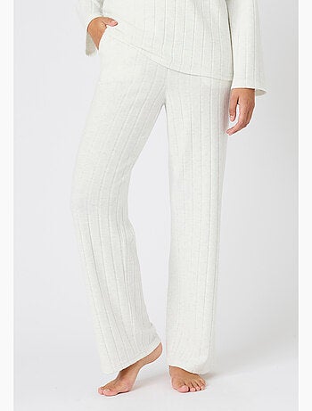 Pyjama Thermolactyl en maille côtelée - Damart